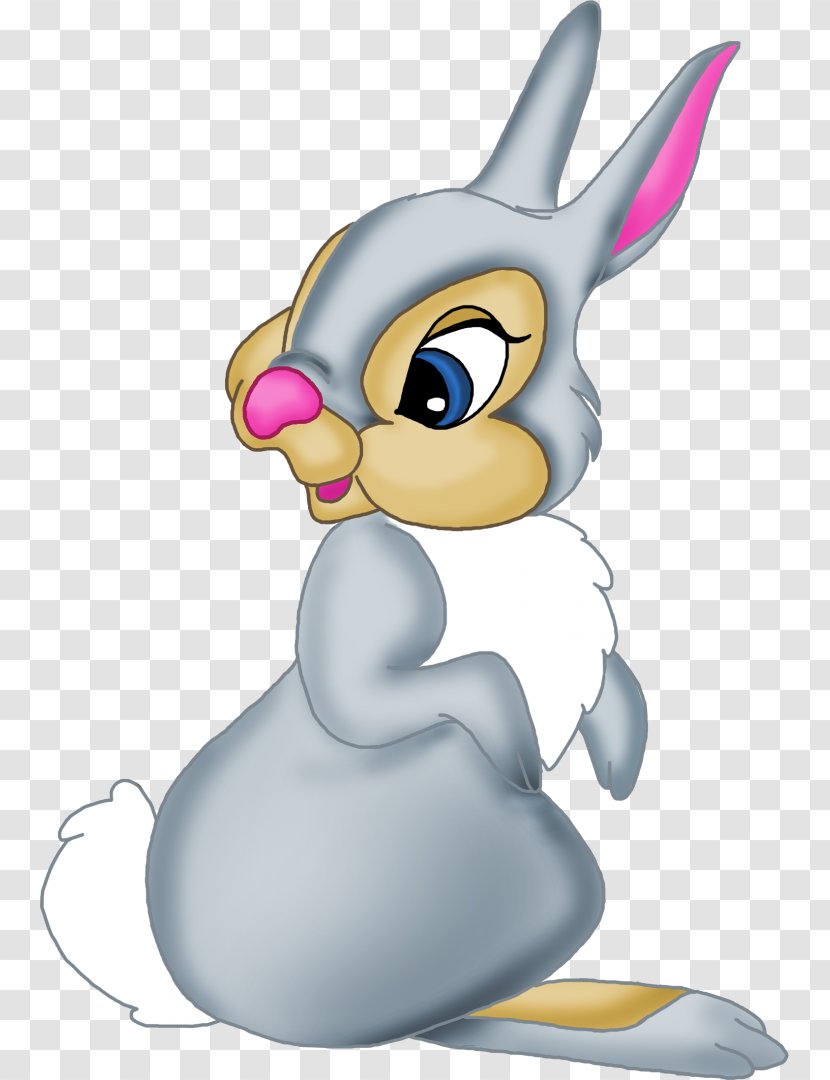 Thumper Leporids Clip Art - Domestic Rabbit - Rabit Transparent PNG