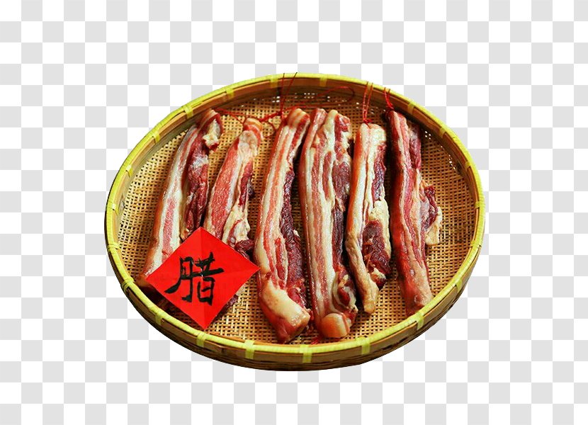 Chinese Sausage Curing Bacon Smoking Pickling - Watercolor - Creative Transparent PNG