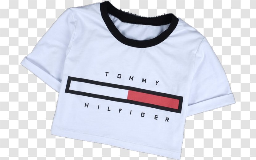 T-shirt Crop Top Tommy Hilfiger Lacoste - Shirt Transparent PNG