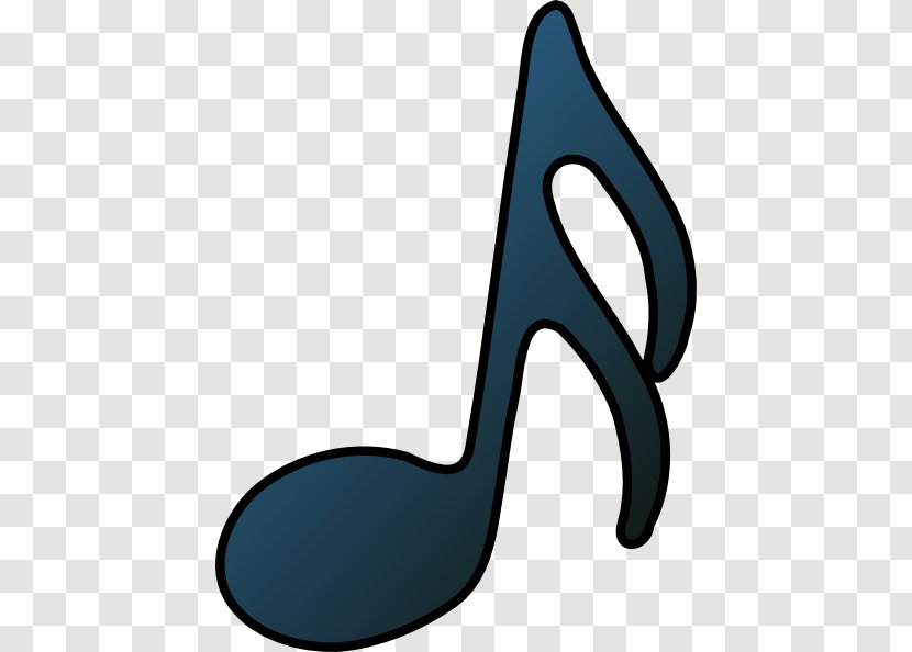Sixteenth Note Musical Rest Clip Art - Silhouette Transparent PNG