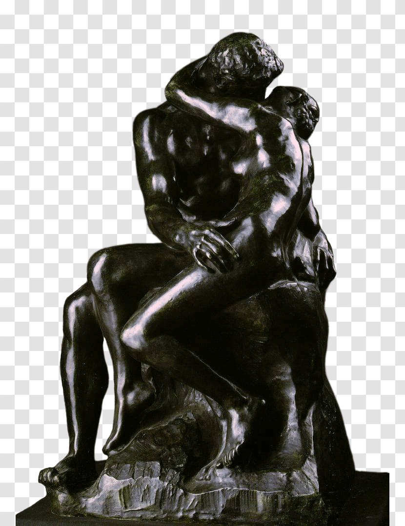 The Thinker Kiss Musée Rodin Bronze Sculpture - Camille Claudel - Classical Transparent PNG