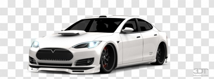 Tire Mid-size Car Sports Automotive Lighting - Executive - Tesla Model 3 Transparent PNG