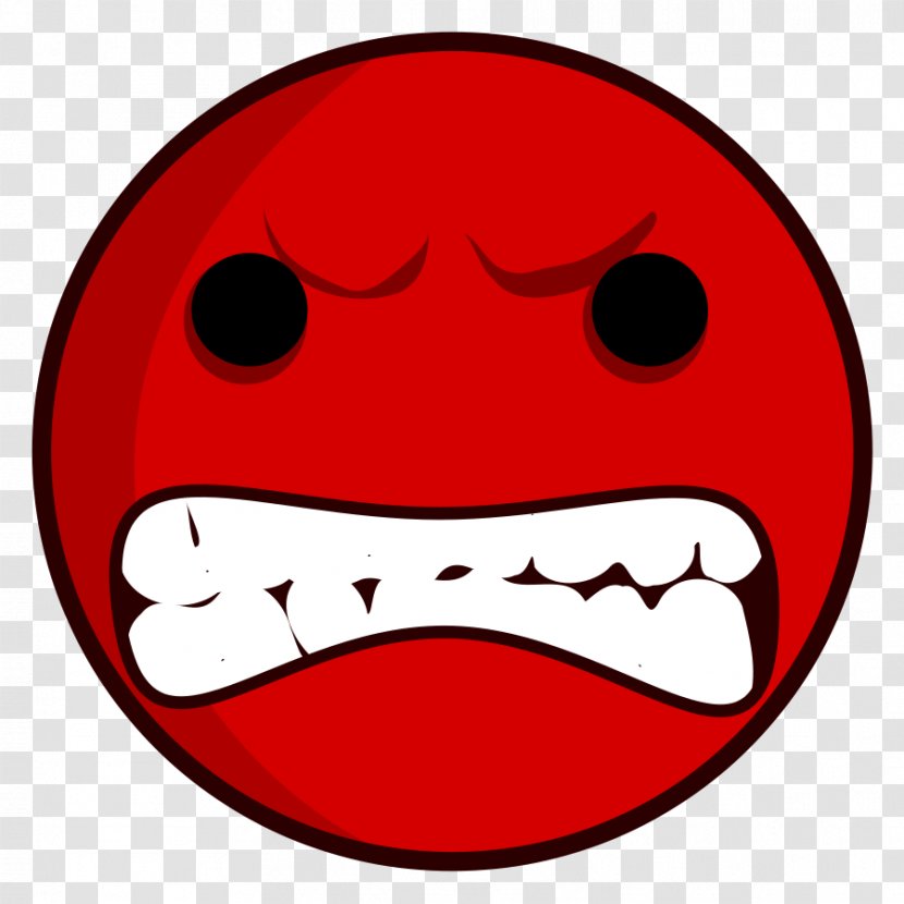 Smiley Anger Emoticon Clip Art - Face - Grumpy Cliparts Transparent PNG