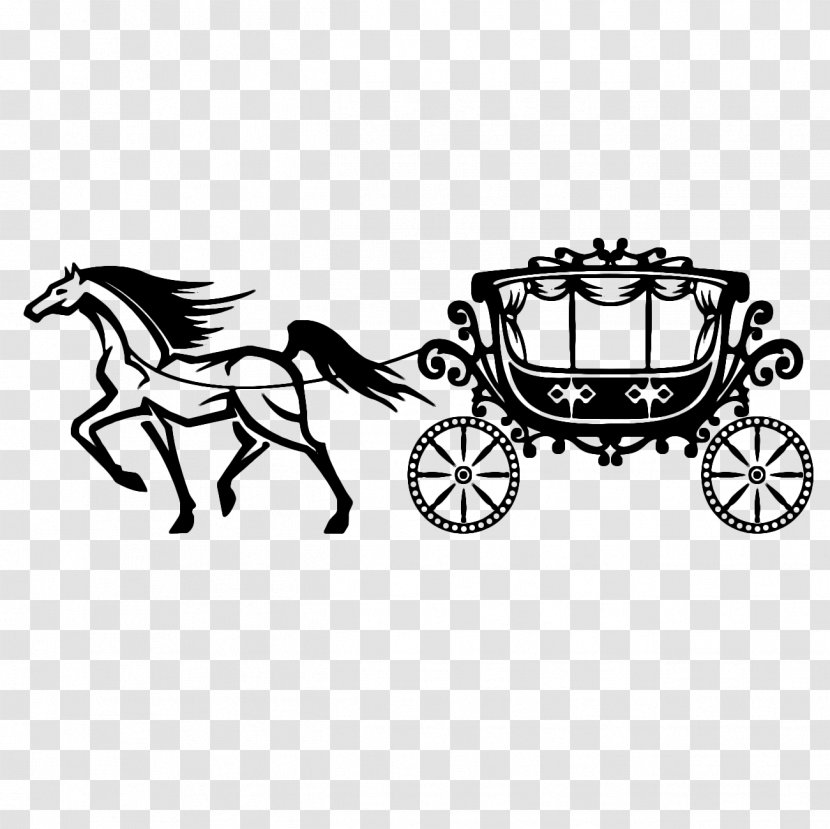 Horse And Buggy Carriage Horse-drawn Vehicle Clip Art - Brand - Cartoon Black Pumpkin Transparent PNG