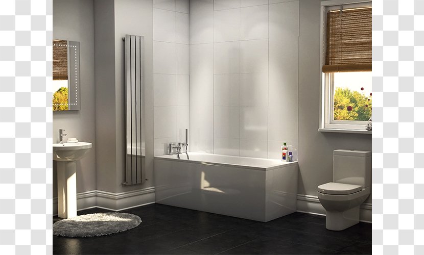 Modern Bathroom Suite Shower Bathtub Transparent PNG