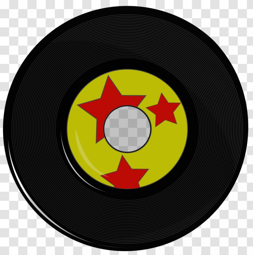 Phonograph Record 45 RPM LP Clip Art - Flower - Record-Breaking Cliparts Transparent PNG