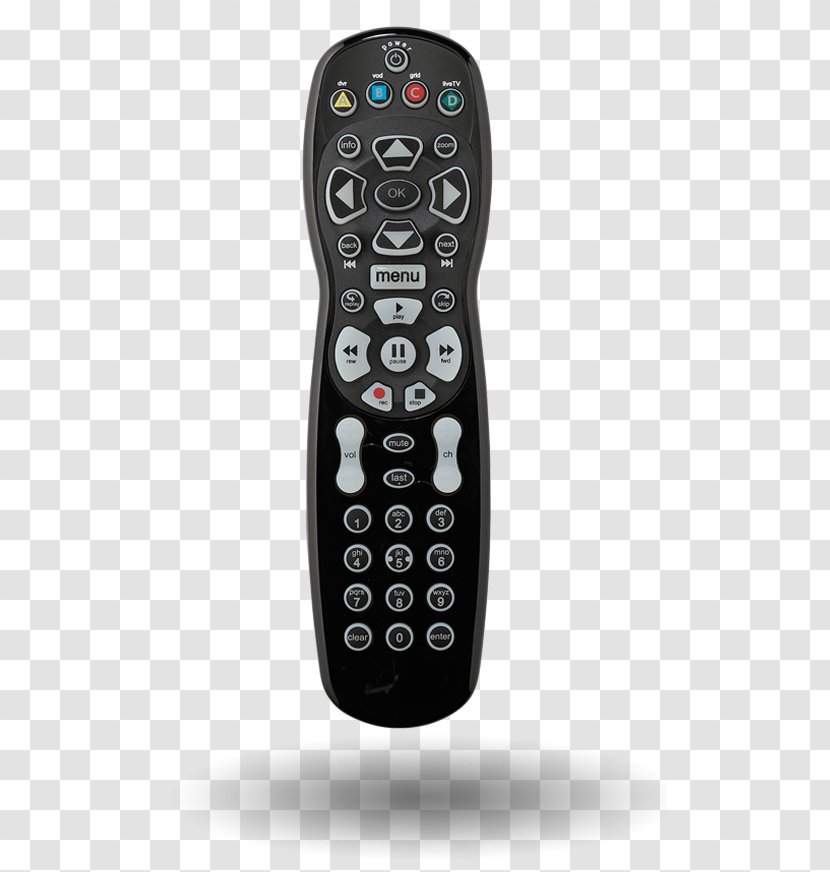 Remote Controls Universal Cable Television Set-top Box Electronics - Tv Control Transparent PNG