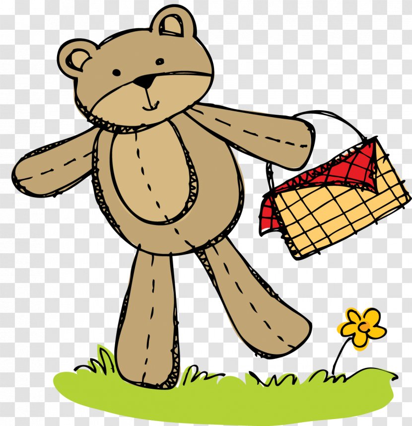 Teddy Bears' Picnic Clip Art - Cartoon Transparent PNG