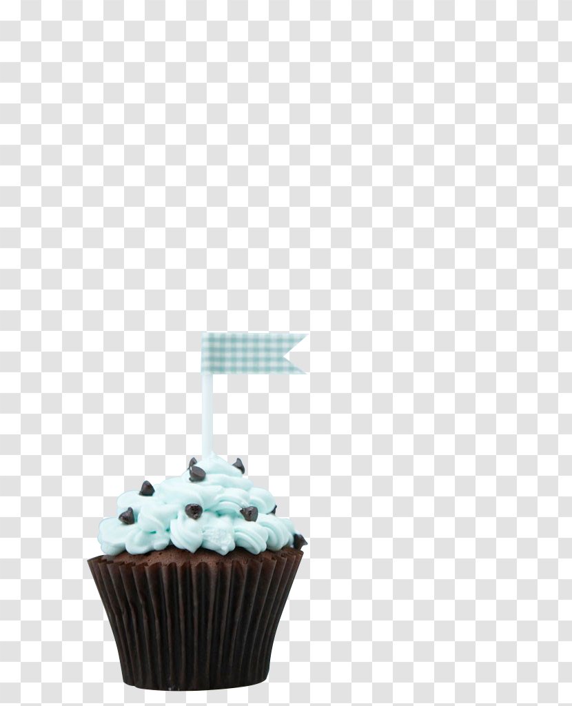 Cupcake Chocolate Cake Muffin Cream - Butter - Cups Transparent PNG