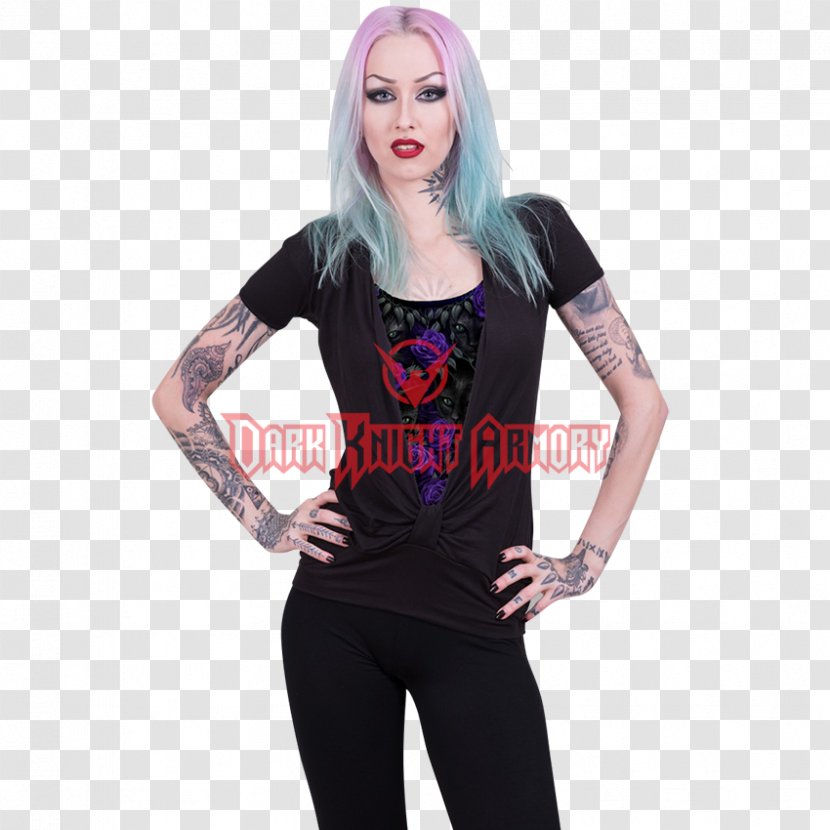 Sleeve T-shirt Clothing Top - Spandex Transparent PNG