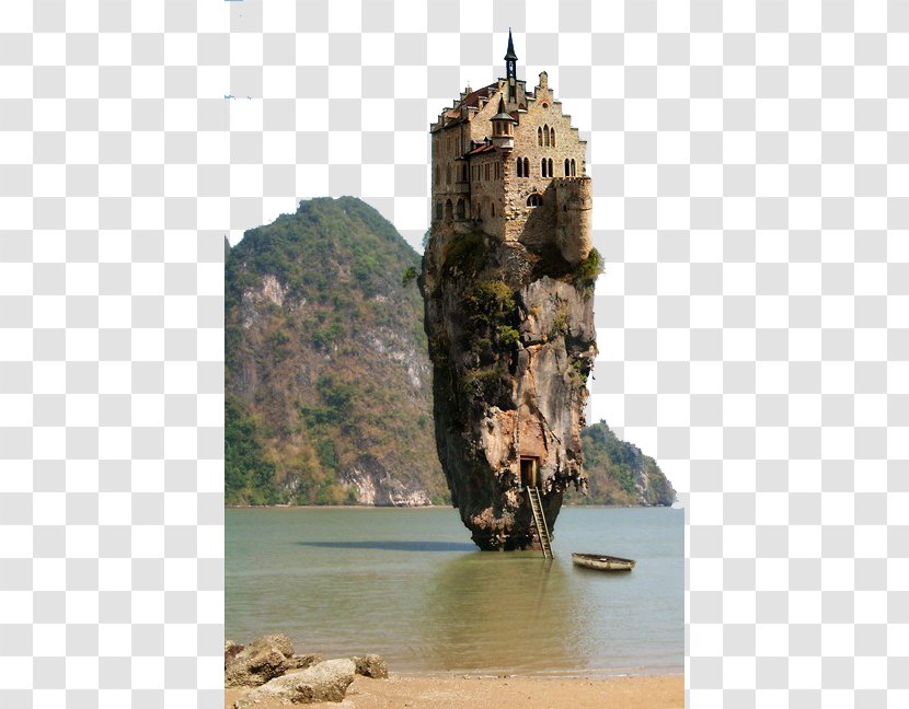 Khao Phing Kan Phang Nga Bay Dublin Mont Saint-Michel Castle Island - House - Built The In Air Transparent PNG