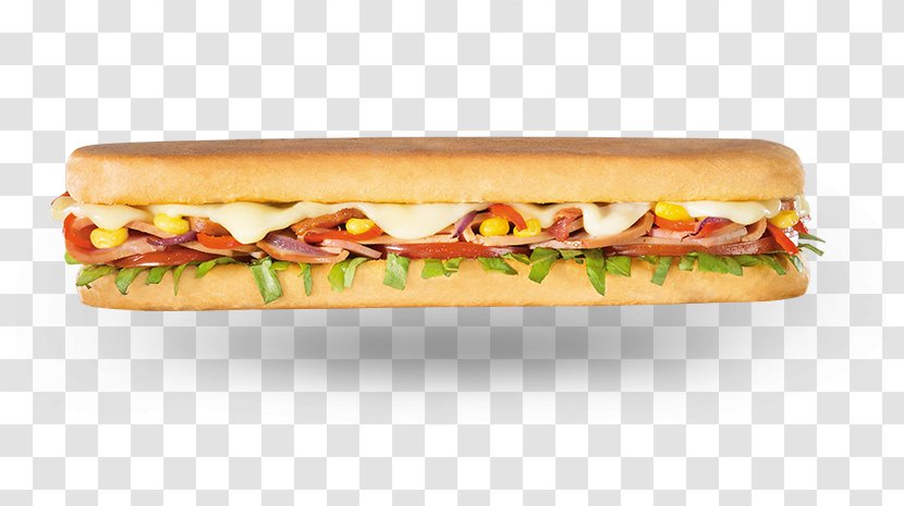 Submarine Sandwich Breakfast Cuban Bacon Roll Hamburger - Cheeseburger Transparent PNG