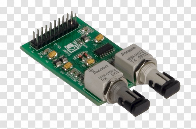 Microcontroller Hardware Programmer Electronics Physical Computing Computer - Electronic Component - Optical Fibre Transparent PNG