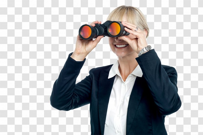 Business Binoculars Woman - Glasses Transparent PNG