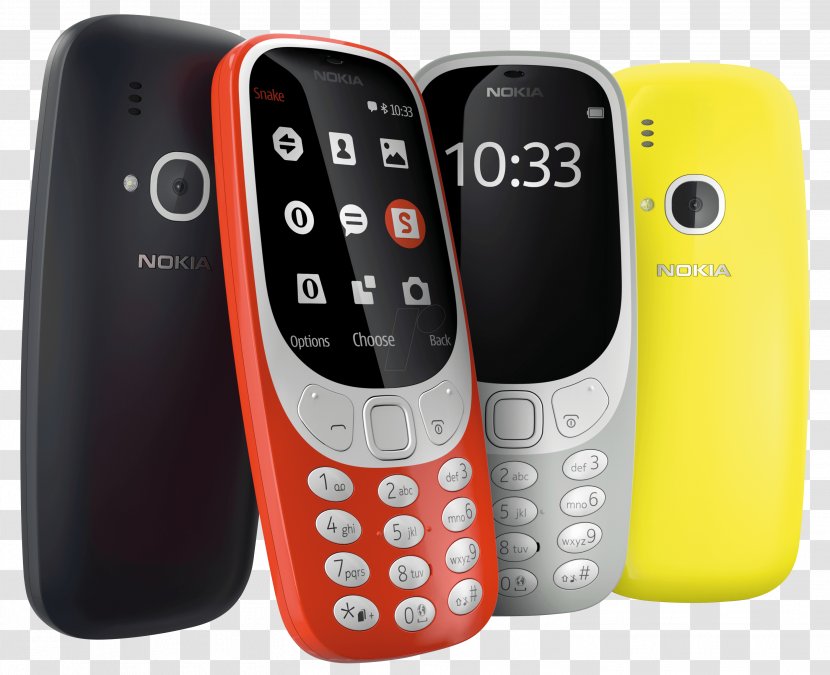 Nokia 3310 (2017) 6 Mobile World Congress 150 - Feature Phone - Multimedia Transparent PNG