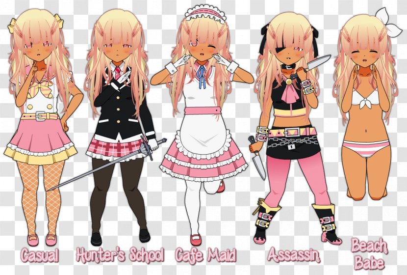 Kisekae Set System Clothing Casual Attire Doll Fashion - Cartoon Transparent PNG