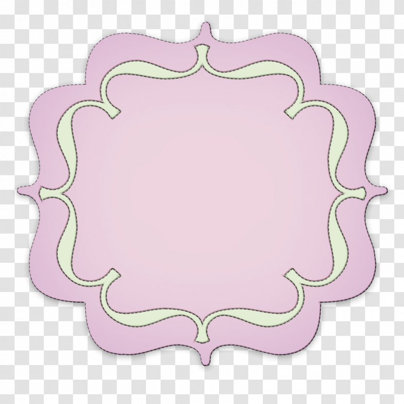 Label Template - Pink - Rectangle Transparent PNG
