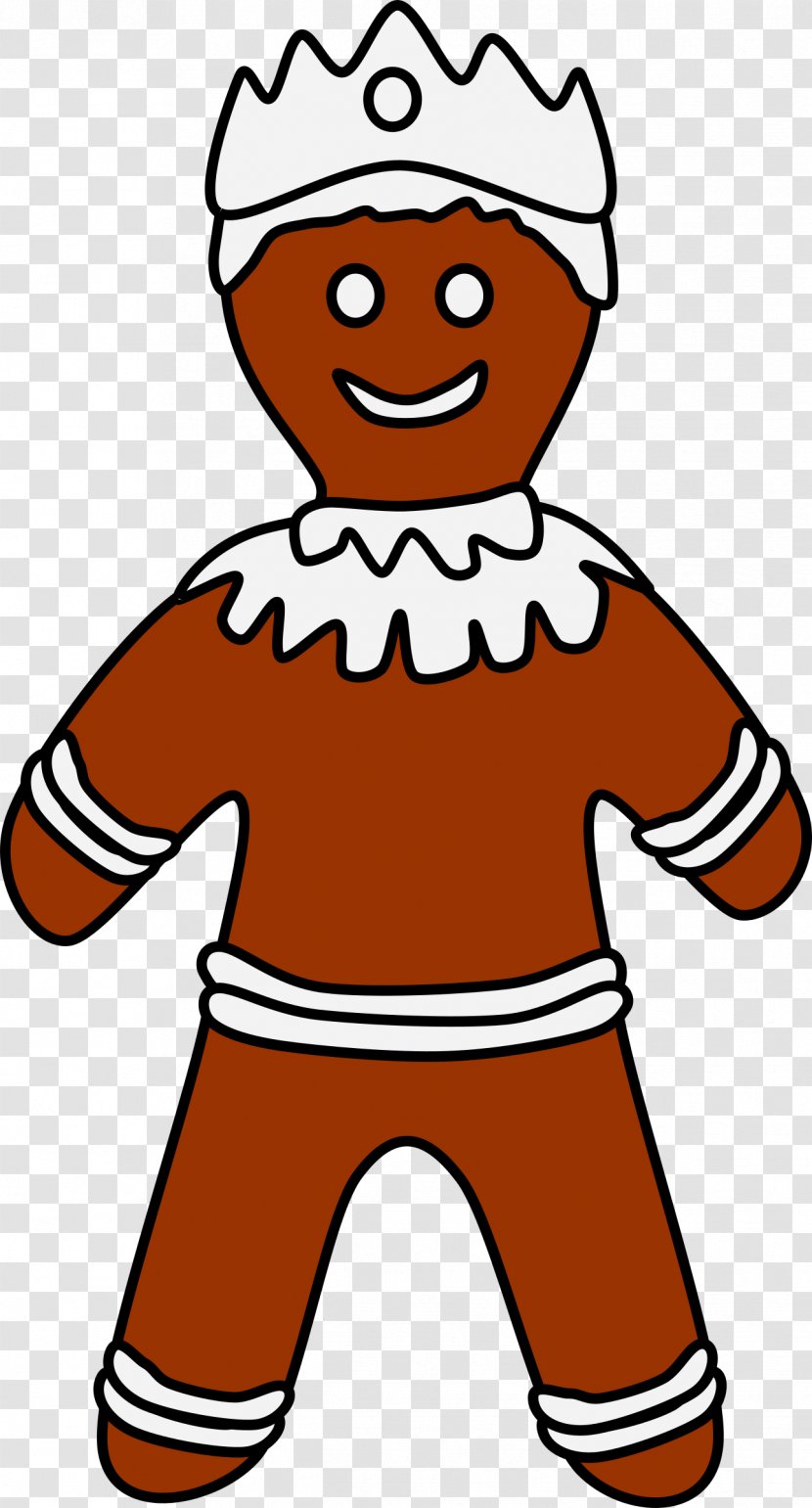 Gingerbread Man House Biscuits Clip Art - Finger Transparent PNG