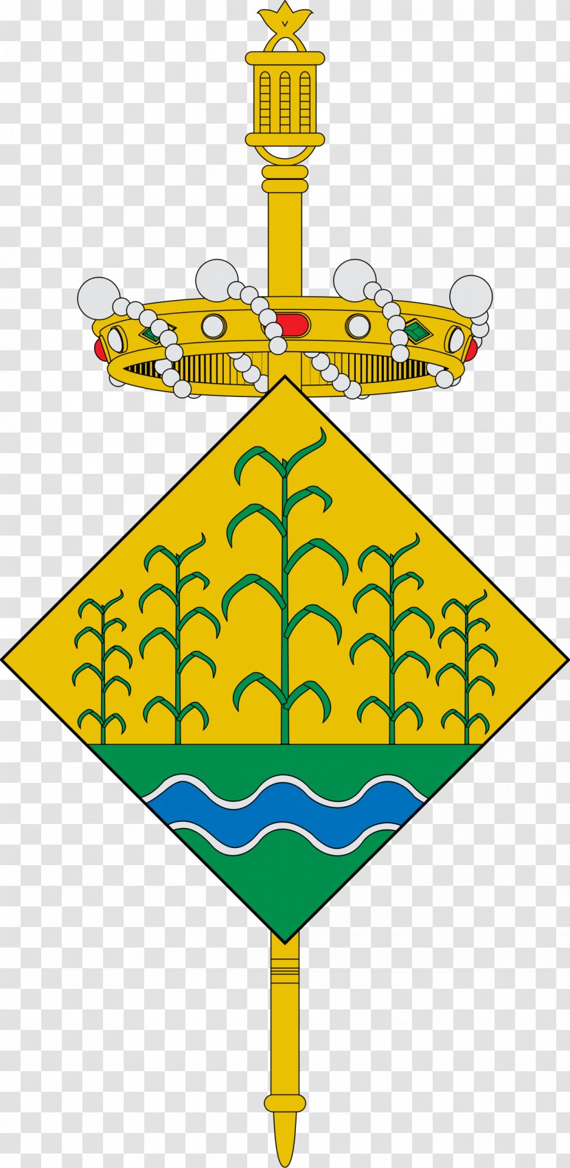 Escut De Riudecanyes Coat Of Arms Vert Municipality - Escutcheon - Sant Miquel Solterra Transparent PNG