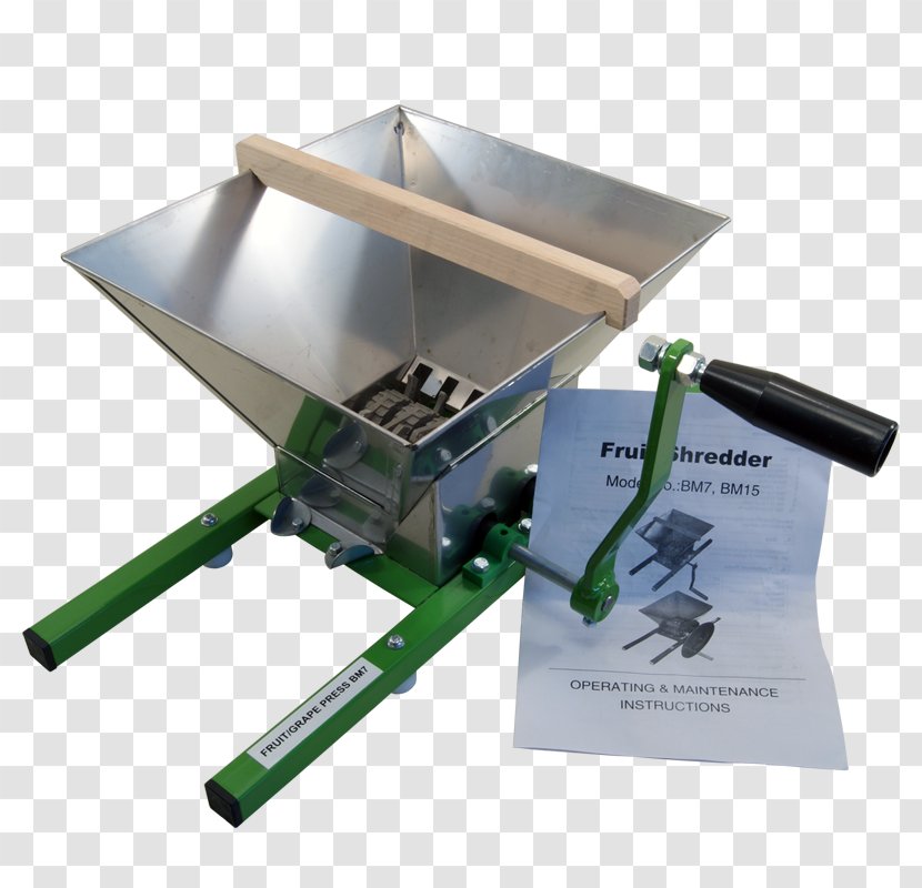Cider Paper Shredder Juice Fruit Press - Machine Transparent PNG