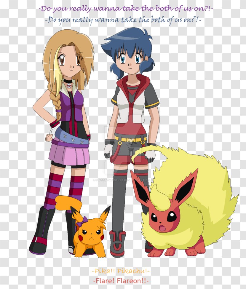 Pikachu Pokémon X And Y Serena Ash Ketchum - Silhouette Transparent PNG
