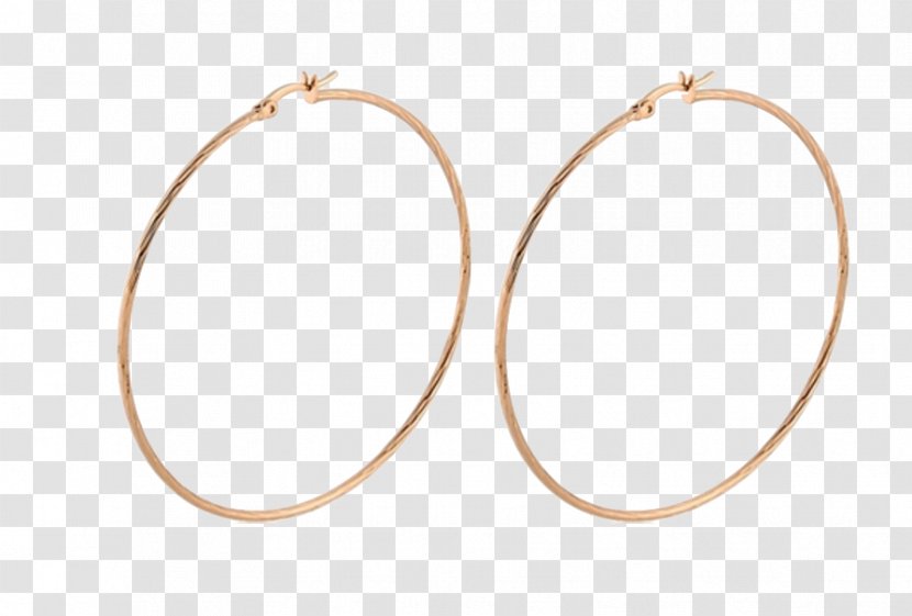 Earring Body Jewellery Circle - Earrings - Hoops Transparent PNG