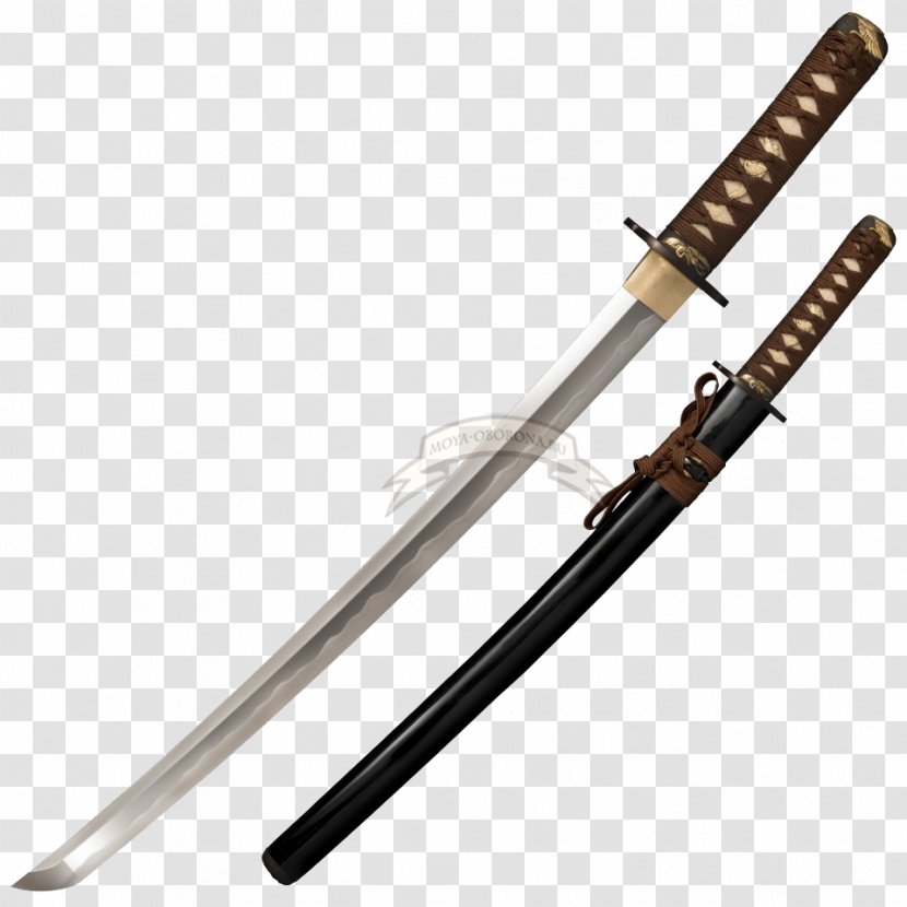 Knife Wakizashi Cold Steel Japanese Sword Katana - Tachi Transparent PNG