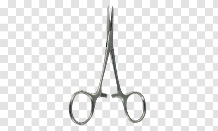 Tweezers Line Scissors Physician Angle - Curve Transparent PNG