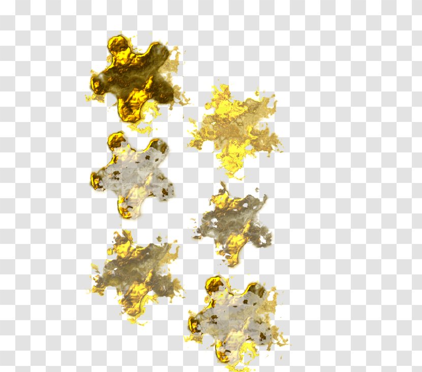 Gold Gilding Metal Transparent PNG