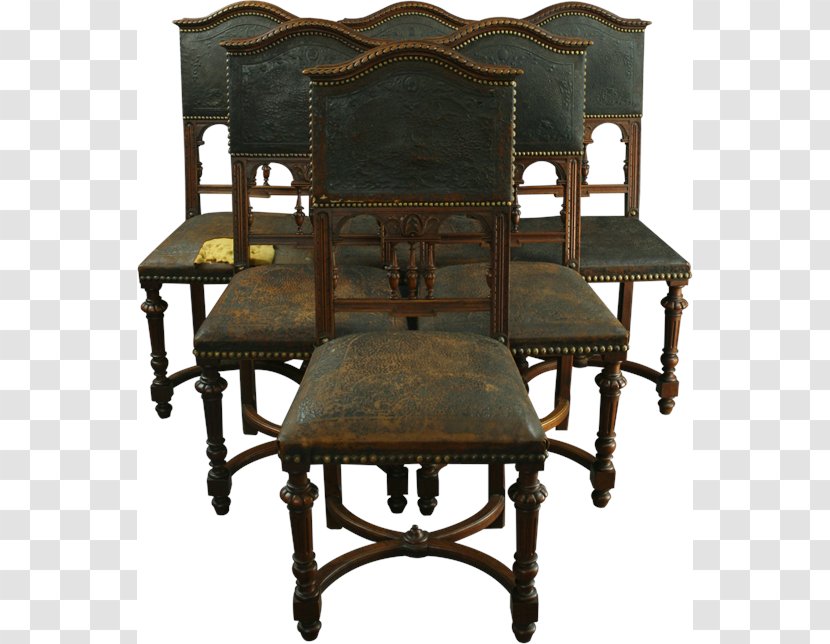Chair Table Antique Upholstery - Dining Room - French Furniture Transparent PNG
