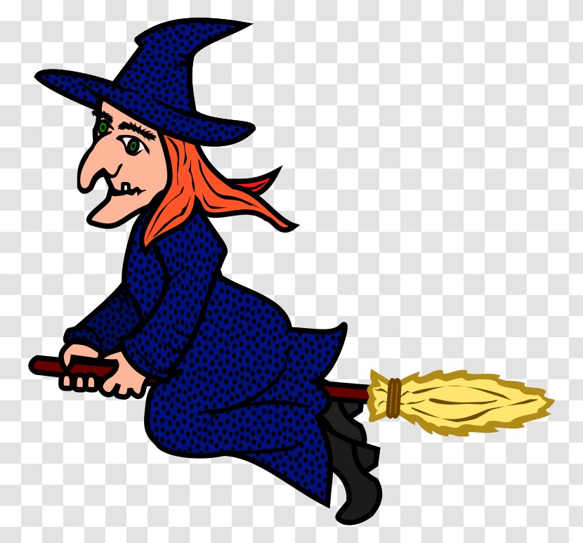 Witchcraft Broom Clip Art - Artwork - Witch Clipart Transparent PNG