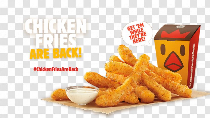 BK Chicken Fries French Fast Food Whopper Hamburger - Flavor - Burger King Transparent PNG