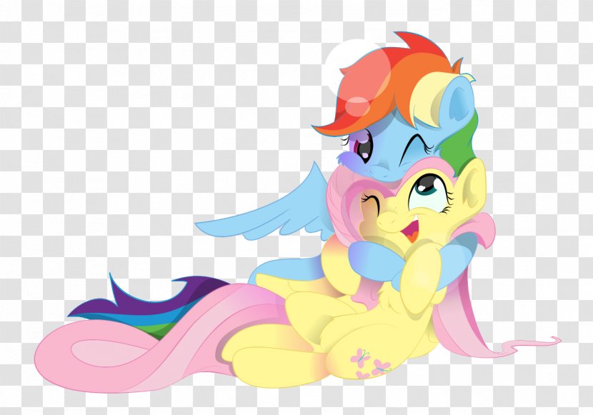 Fluttershy Rainbow Dash Pony Horse Transparent PNG