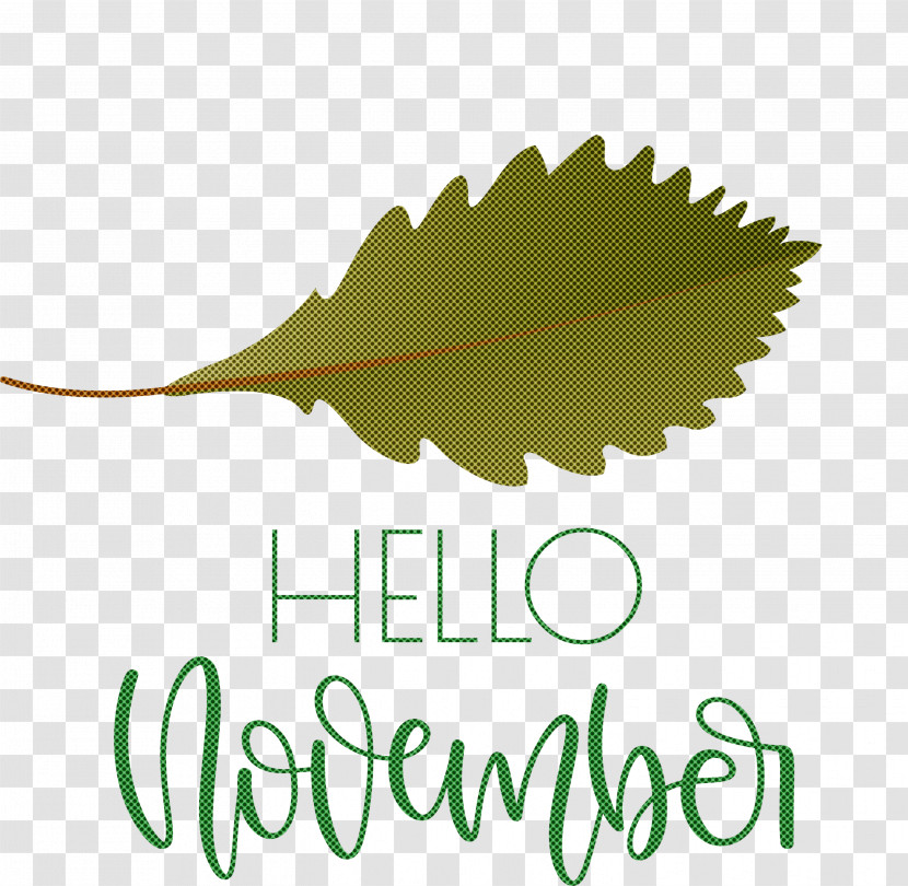 Hello November November Transparent PNG