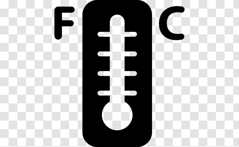 Symbol Fahrenheit Celsius Thermometer - Vector Transparent PNG