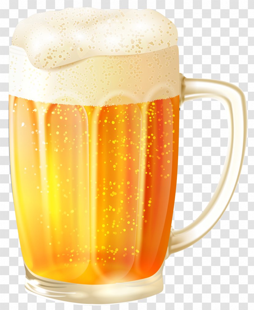 Beer Glassware Mug Clip Art - Pint Glass - With Vector Clipart Image Transparent PNG