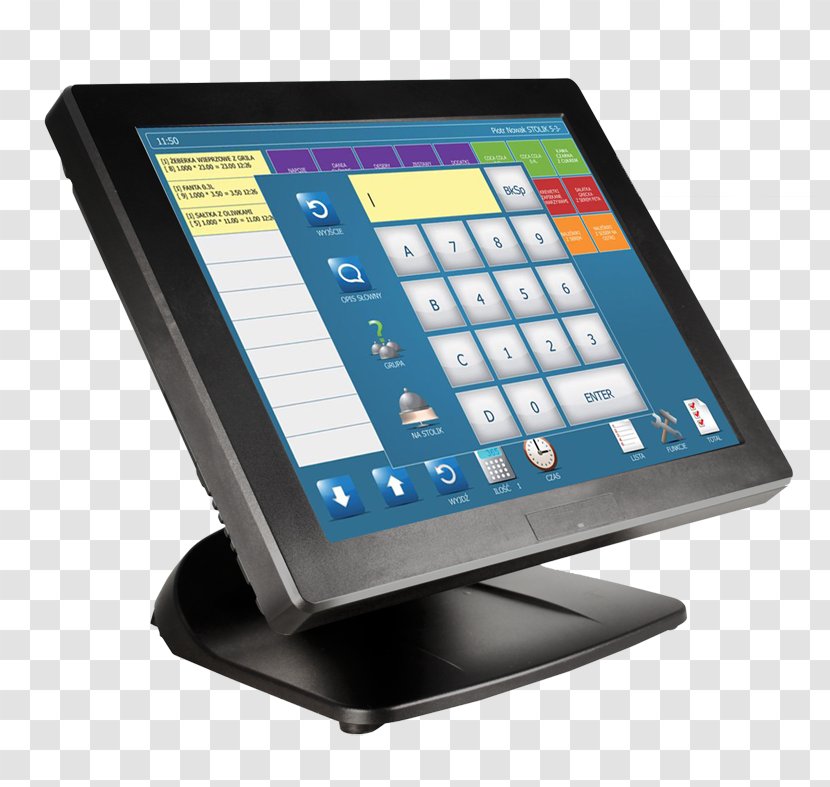 Computer Monitors Point Of Sale Terminal Touchscreen Posiflex - Pos Transparent PNG
