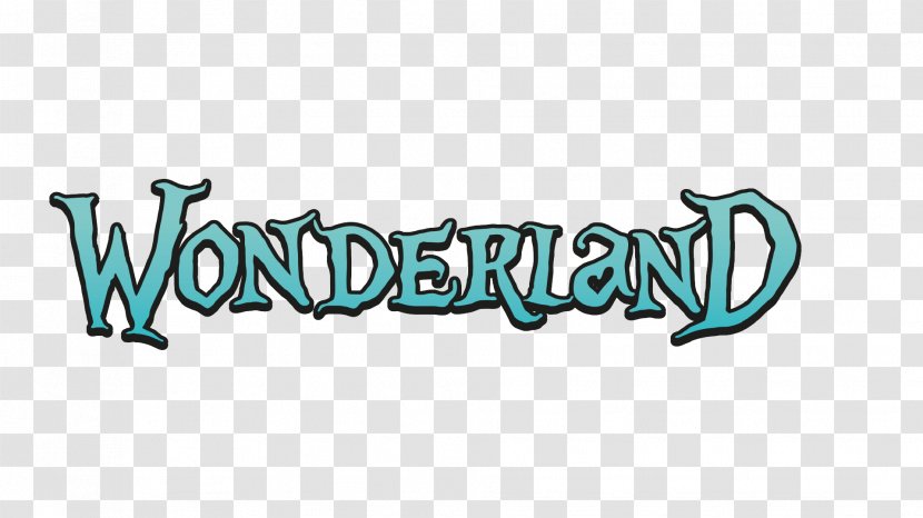 Alice's Adventures In Wonderland Logo Graphic Design - Turquoise Transparent PNG