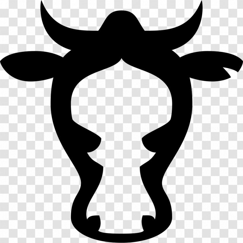 Angus Cattle Dairy Beef - Artwork - Cow Head Transparent PNG