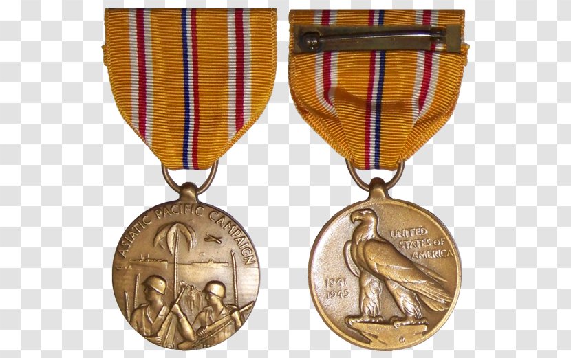Gold Medal Asiatic–Pacific Campaign Commendation Good Conduct - Chesty Puller Transparent PNG
