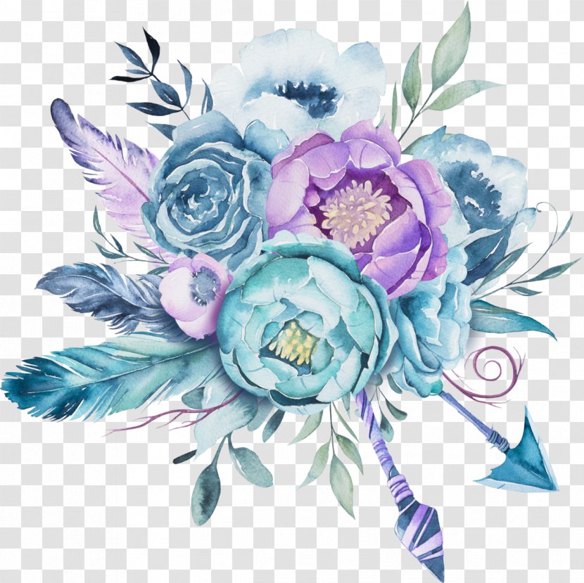 Clip Art Blue Rose Illustration Flower Graphics - Plant Transparent PNG