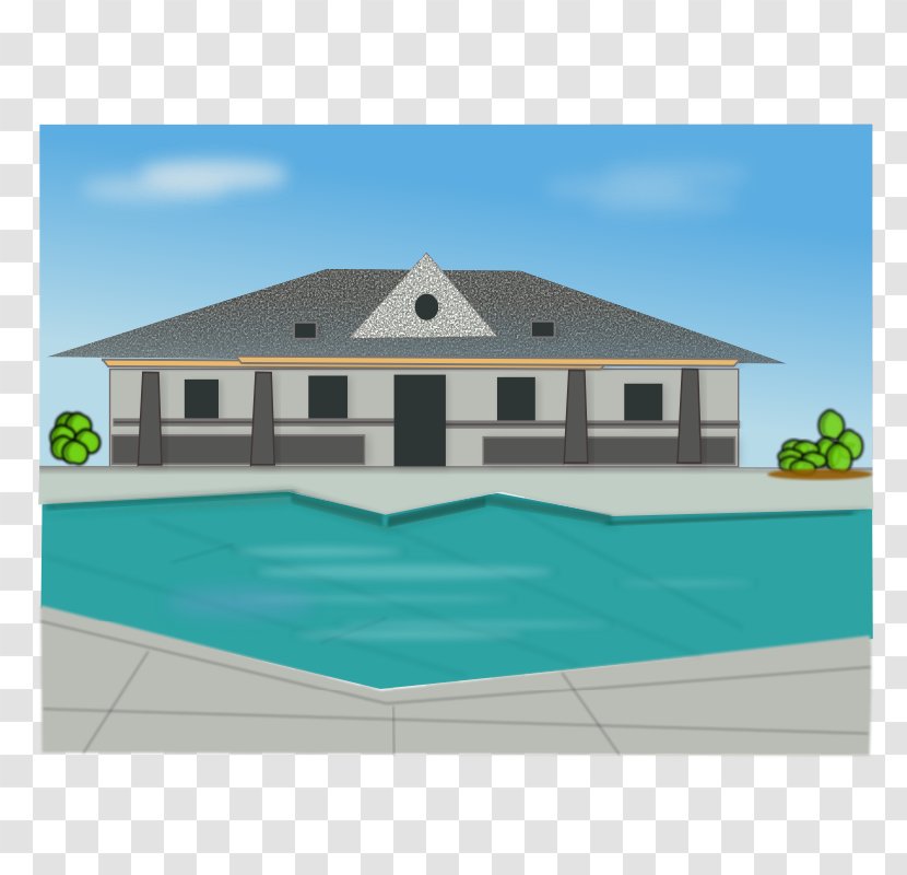 Villa House Clip Art - Free Content - Photos Of People Swimming Transparent PNG