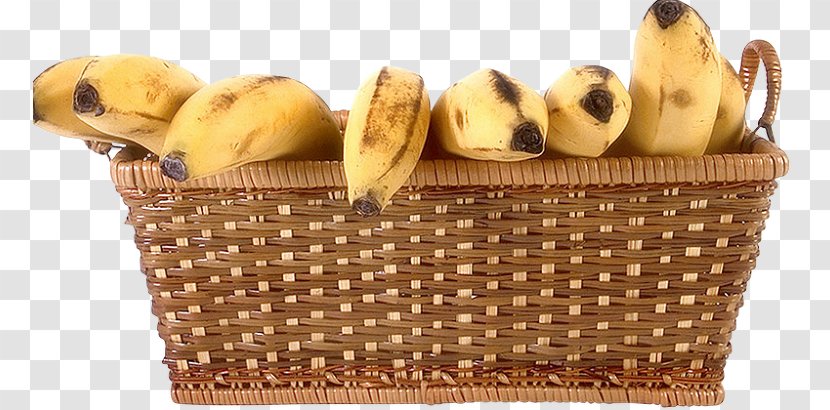 Banana Fruit Clip Art - Basket Transparent PNG
