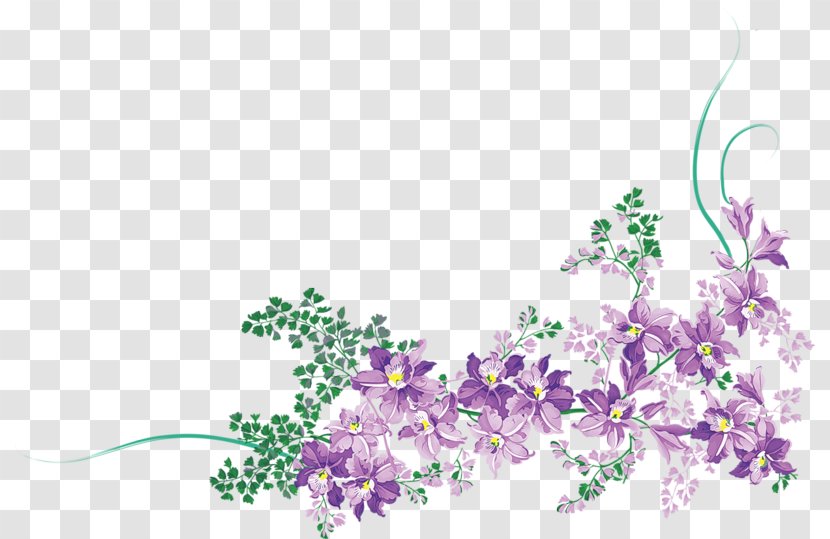 Floral Design - Lilac - Wildflower Breckland Thyme Transparent PNG