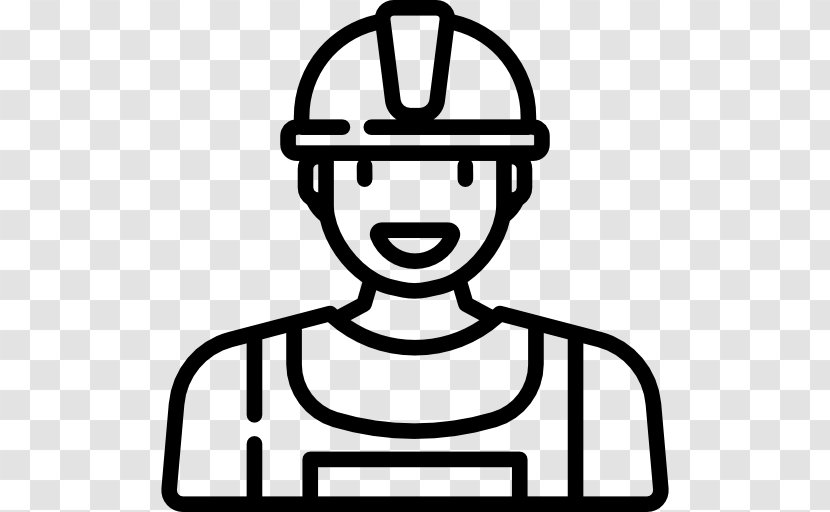 White Human Behavior Line Art Headgear Clip - Smile Transparent PNG