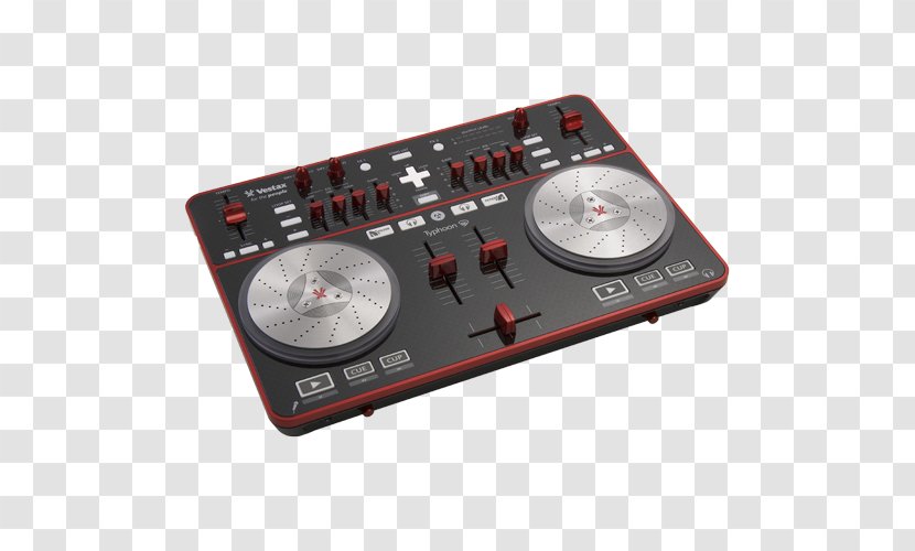 Vestax Typhoon Disc Jockey Electronic Musical Instruments Computer Software - Controller Transparent PNG