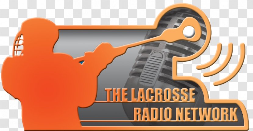 Inside Lacrosse Major League Box Radio Network - Orange Transparent PNG