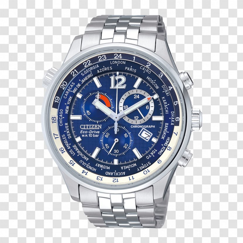 Eco-Drive Citizen Holdings Watch Chronograph Casio - Analog Transparent PNG