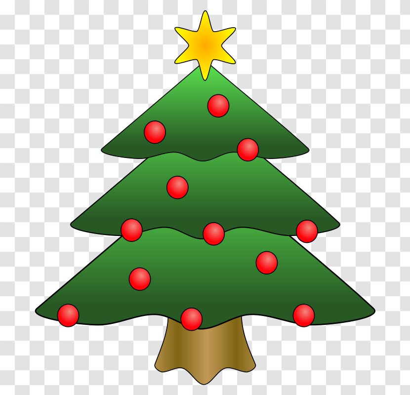 Christmas Tree Free Content Clip Art - Gift - Illustration Transparent PNG