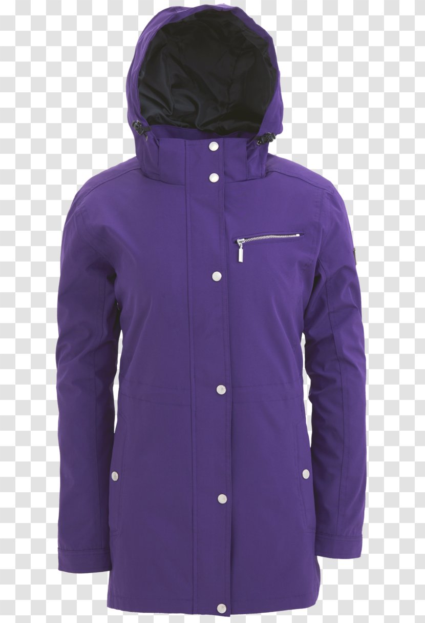 Clothing Hood Smile Raincoat Jacket - Dark Purple Transparent PNG